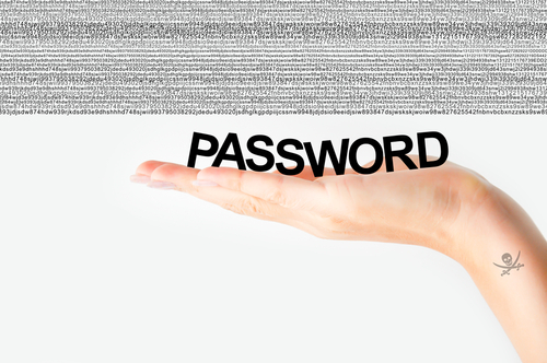 Password theft concept