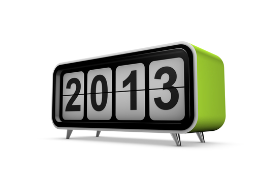 2013 on clock