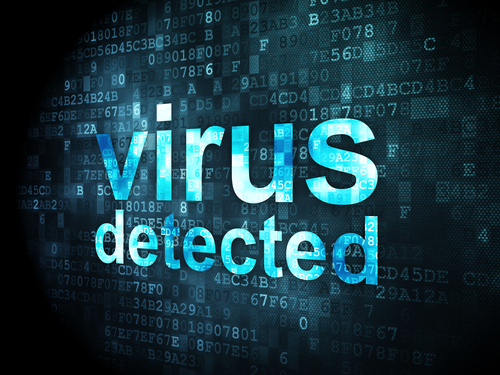 Virus message