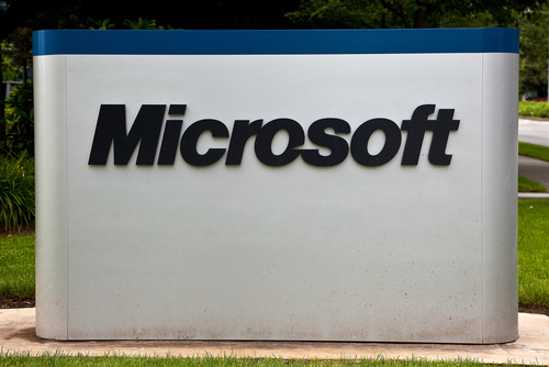 Microsoft sign
