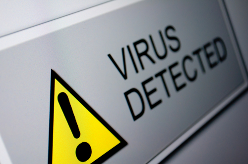 Virus warning