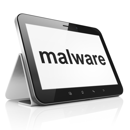 Malware on tablet