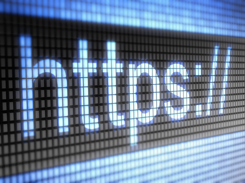 HTTPS in address bar