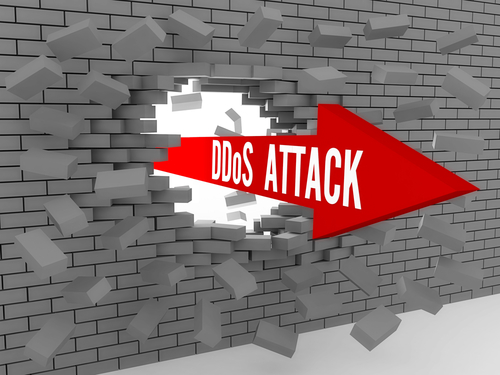 DDoS Attack concept