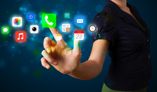 Mobile apps concept