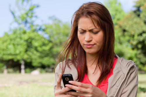 Scam text message