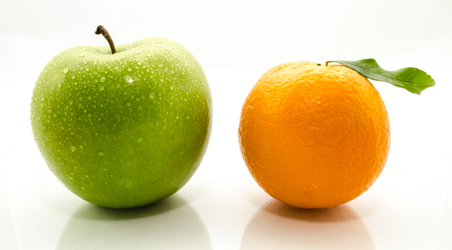 Apples to oranges, like cloud computing to data centers