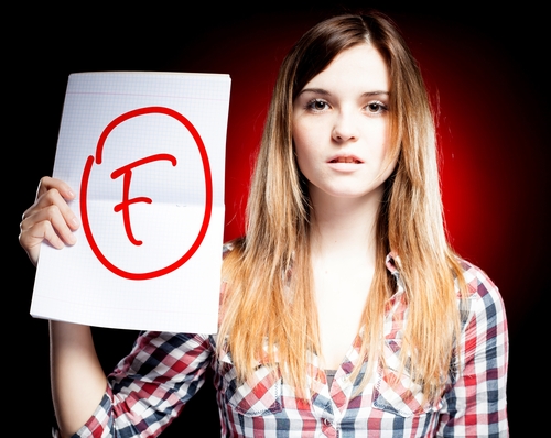 F on paper