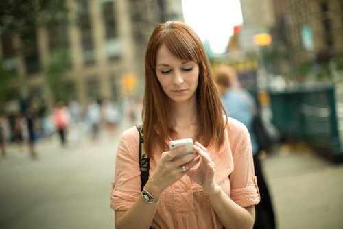 iPhone user