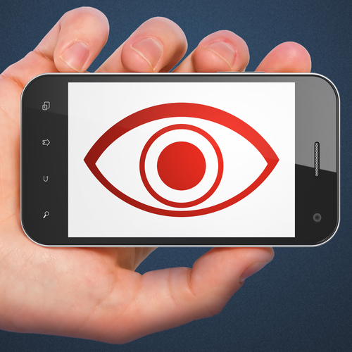 Smartphone with eye